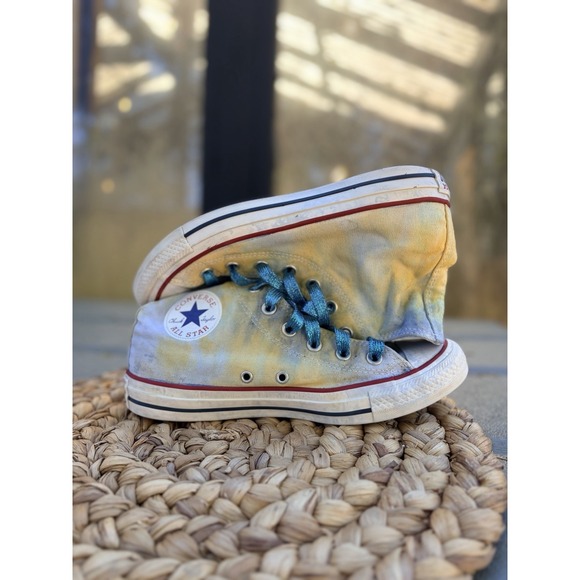 Converse Tie-Dye High Top Sneakers One If A Kind Hand Dyed M6 W8 - Picture 7 of 12